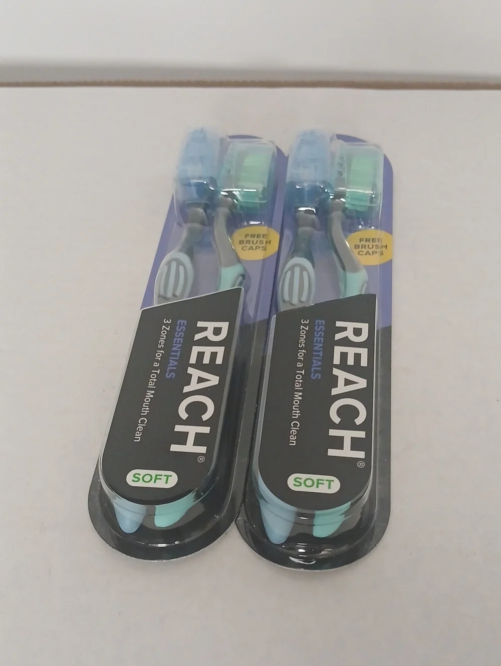 Soft Toothbrushes - Mint & Blue (2 Pack)